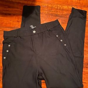 Black Jeggings-2X